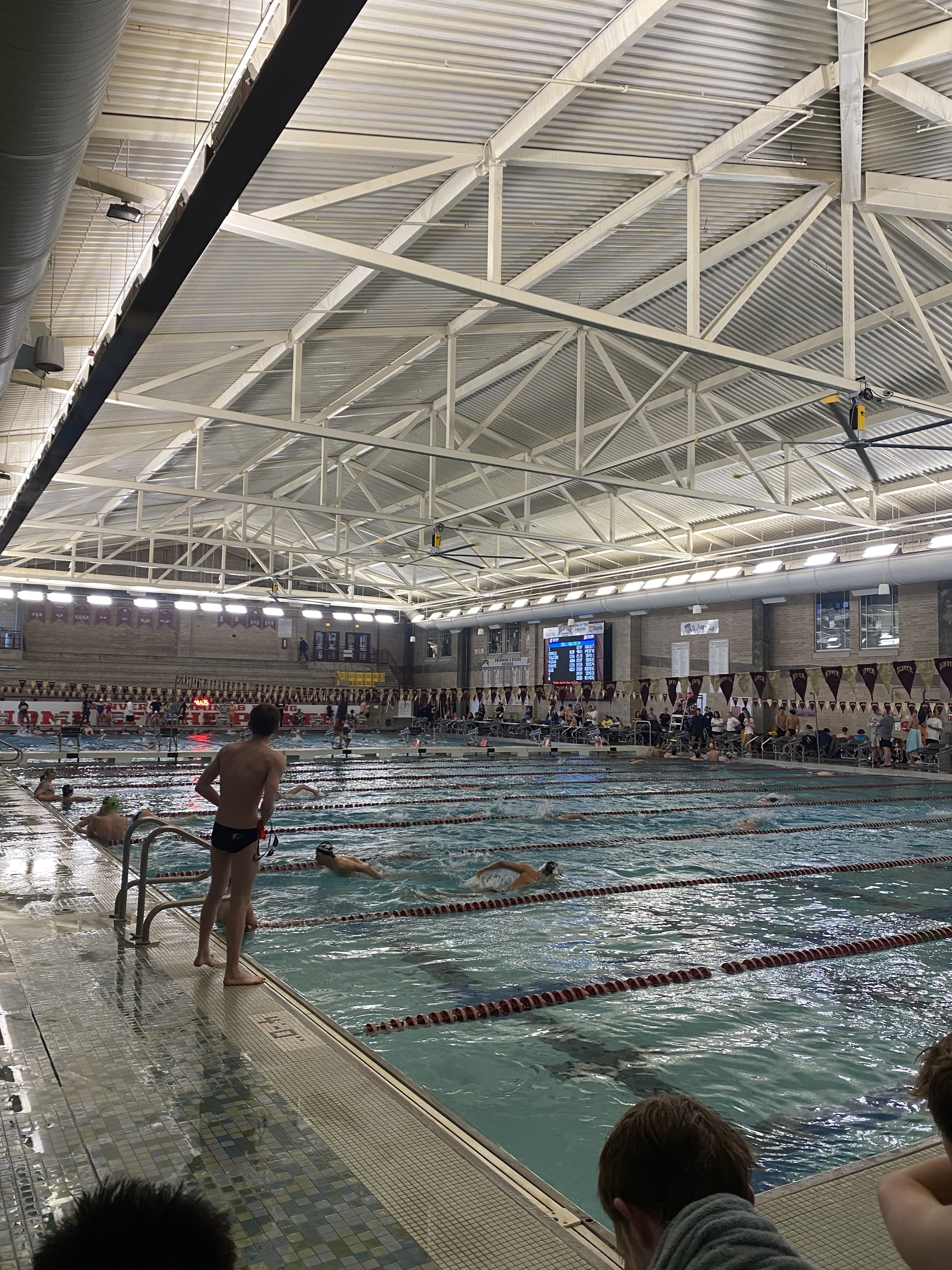 The DU pool during the meet